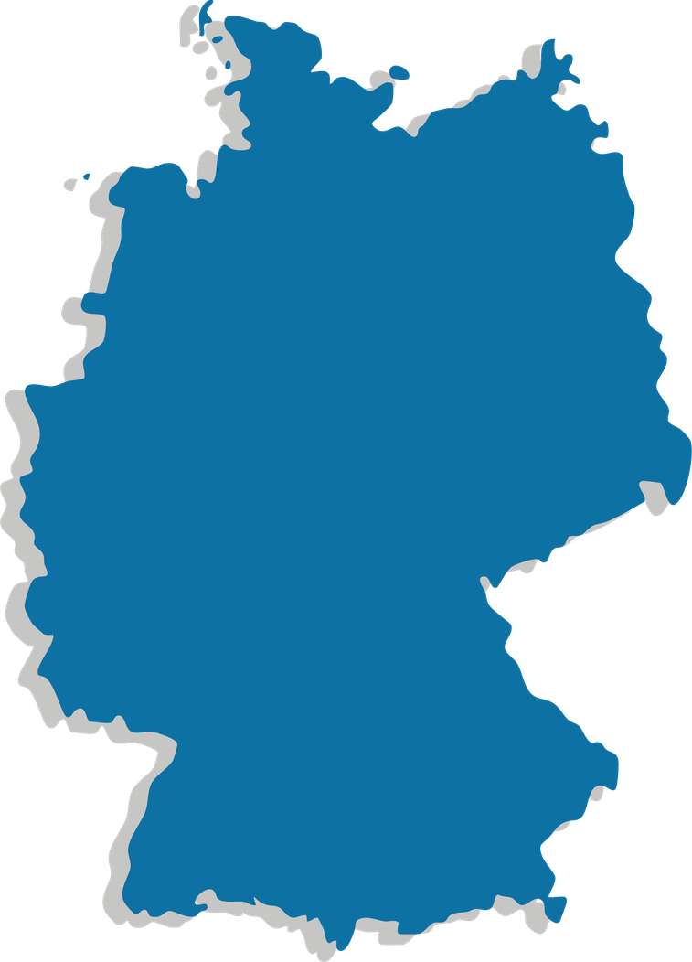 Karte von Deutschland